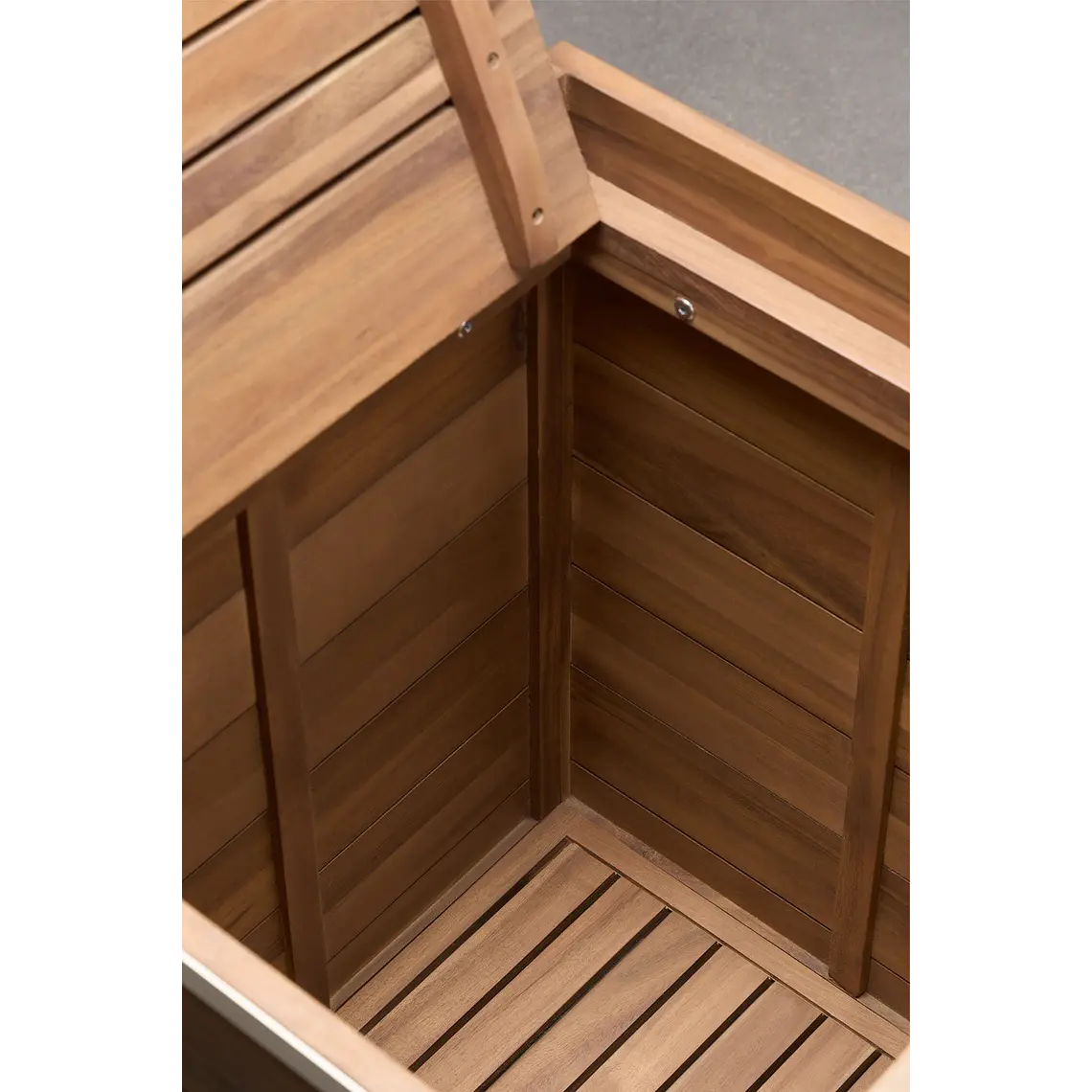 Cocina modular de exterior de 6 piezas con fregadero y almacenaje en madera de acacia Orlina 6