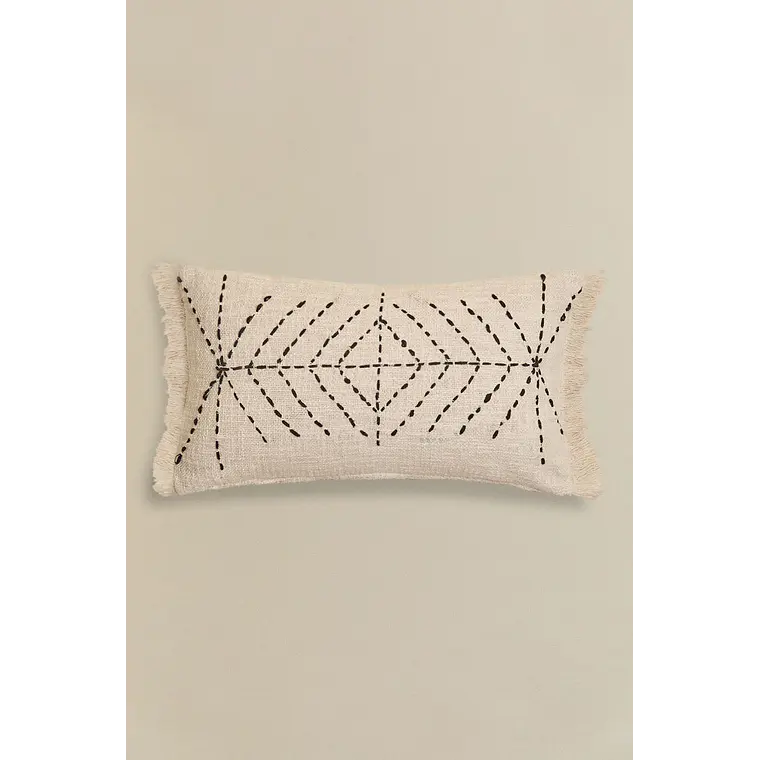 Cojín rectangular 30x50 cm en algodón Halia 3