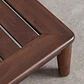 Conjunto de jardín con sofá modular de 2 piezas, mesa de centro y puff en acacia Brenia - Miniatura 8
