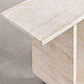 Consola de exterior en cemento look travertino Norina - Miniatura 6