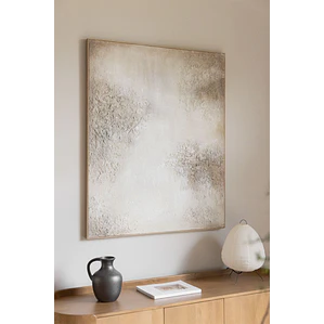 Cuadro decorativo 100x120 cm con textura de escayola Teia