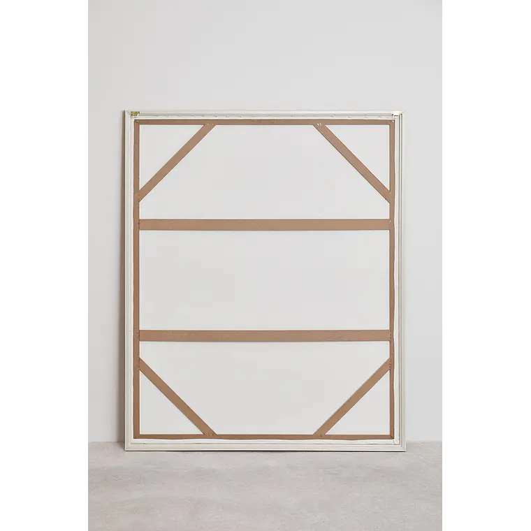 Cuadro decorativo 100x120 cm con textura de escayola Teia 5
