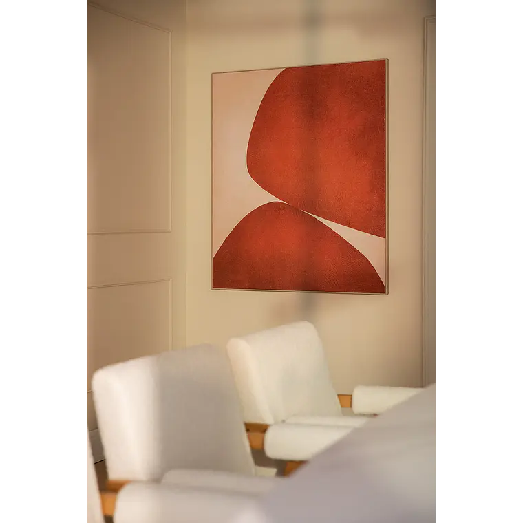 Cuadro decorativo 100x120 cm con textura de escayola Vaela 1