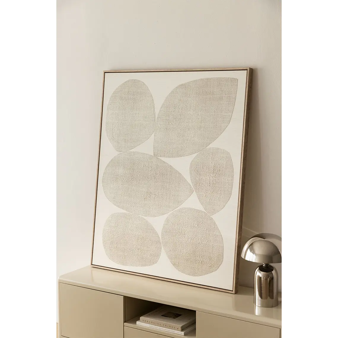 Cuadro decorativo 100x120 cm pintado a mano sobre lienzo Yuna 2