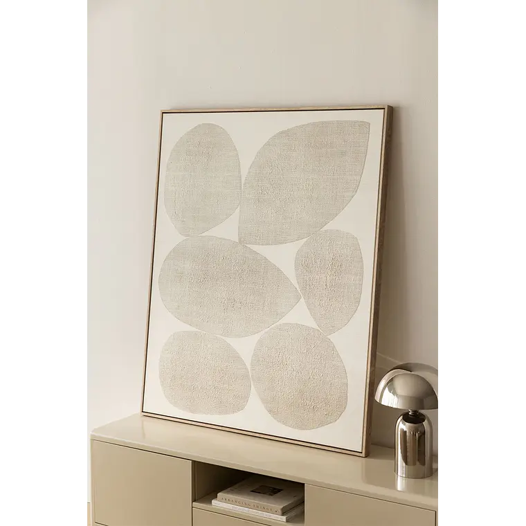 Cuadro decorativo 100x120 cm pintado a mano sobre lienzo Yuna 2