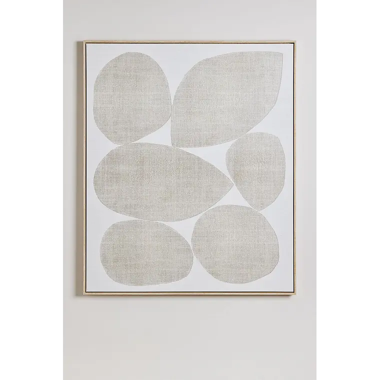 Cuadro decorativo 100x120 cm pintado a mano sobre lienzo Yuna 4