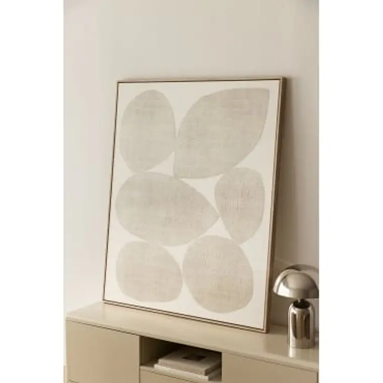 Cuadro decorativo 100x120 cm pintado a mano sobre lienzo Yuna 9