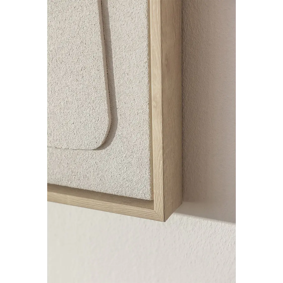 Cuadro decorativo 100x140 cm pintado a mano con relieve Borea 2