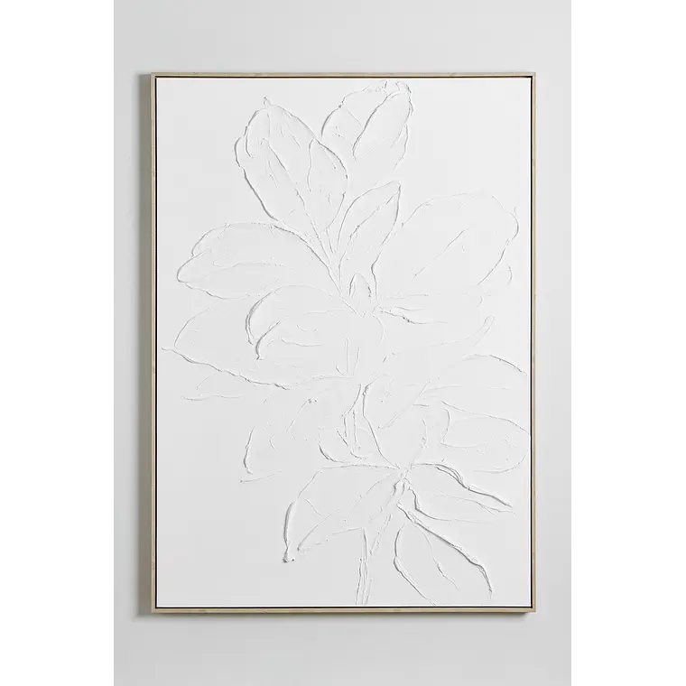 Cuadro decorativo 100x140 cm pintado a mano con relieve Falia 3