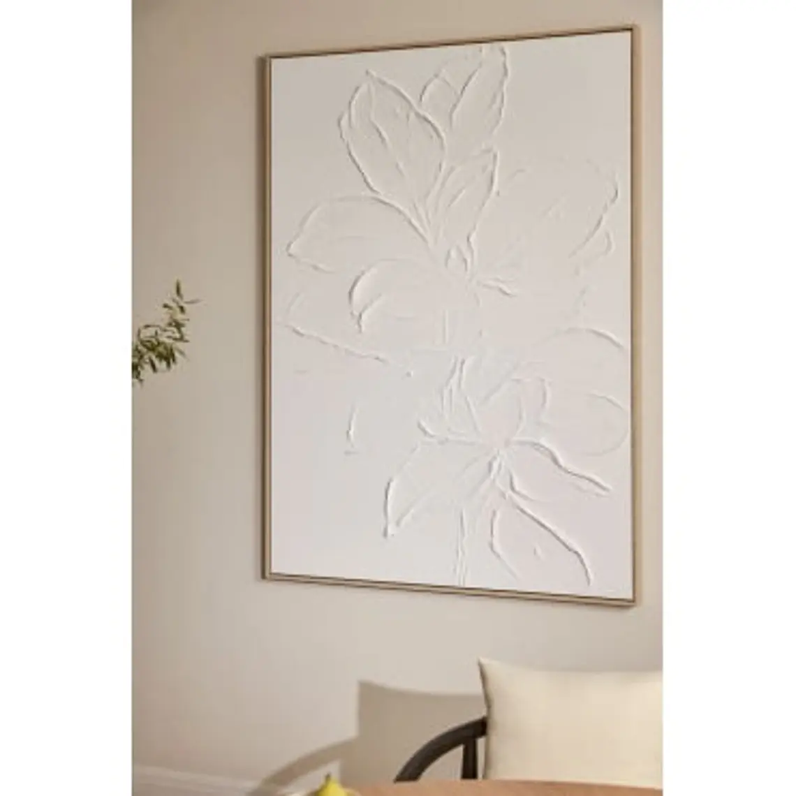 Cuadro decorativo 100x140 cm pintado a mano con relieve Falia 8
