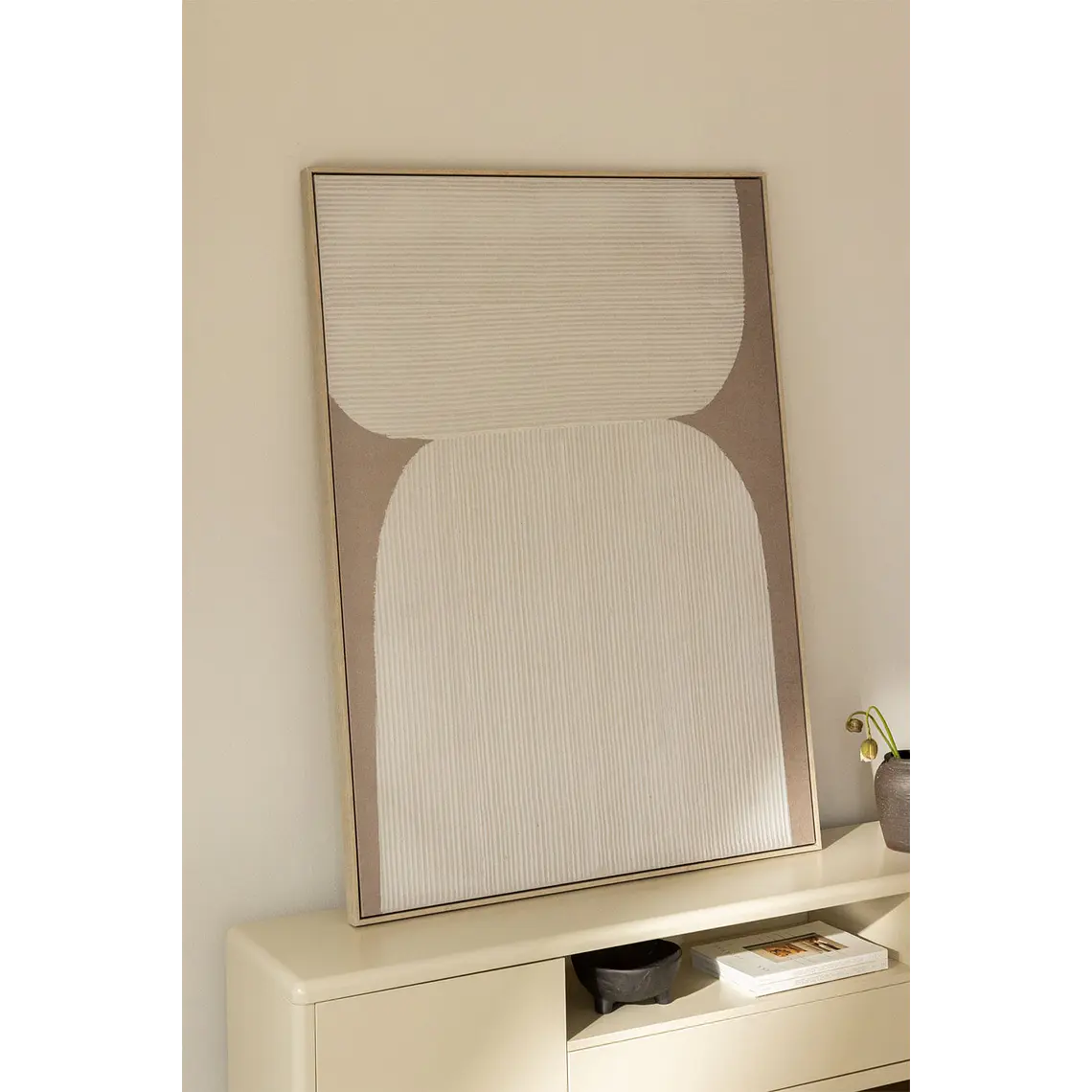 Cuadro decorativo 100x140 cm pintado a mano sobre lienzo Elia 1