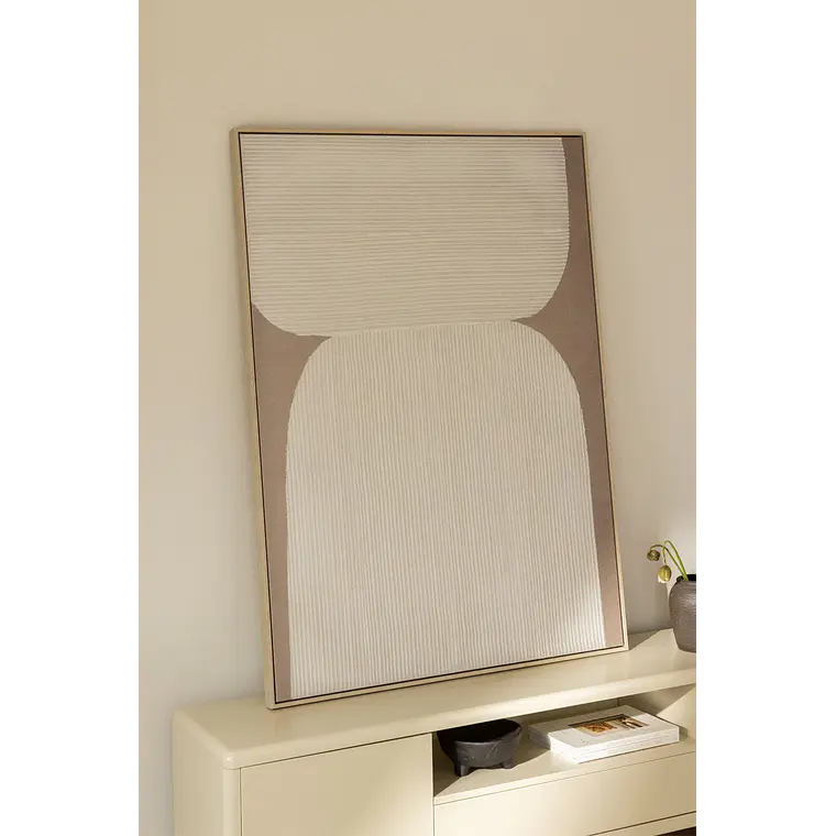 Cuadro decorativo 100x140 cm pintado a mano sobre lienzo Elia 1