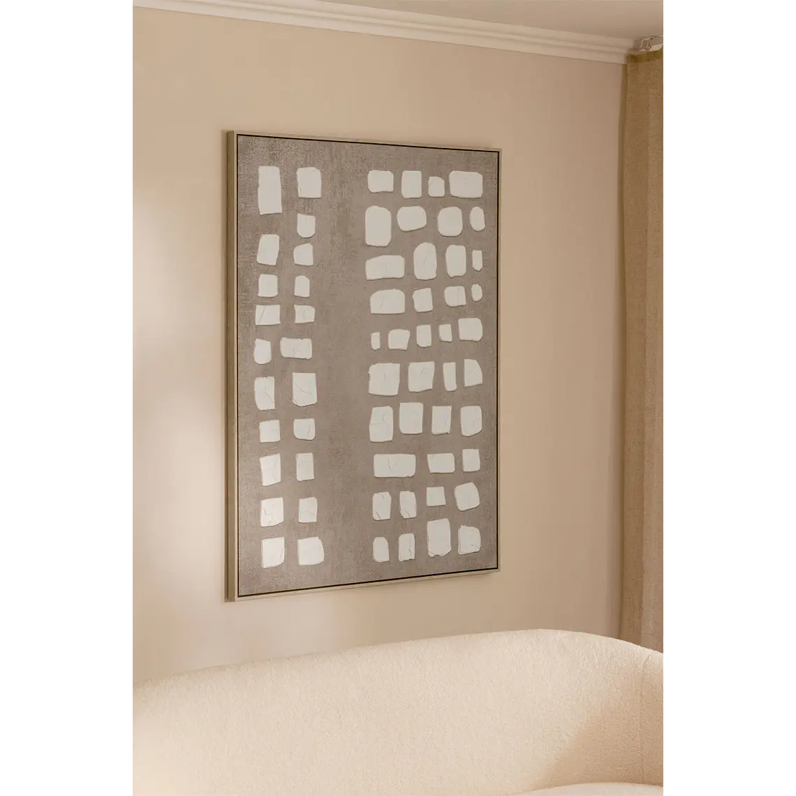 Cuadro decorativo 100x140 cm pintado a mano sobre lienzo Zira 1