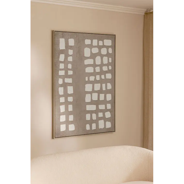 Cuadro decorativo 100x140 cm pintado a mano sobre lienzo Zira 1