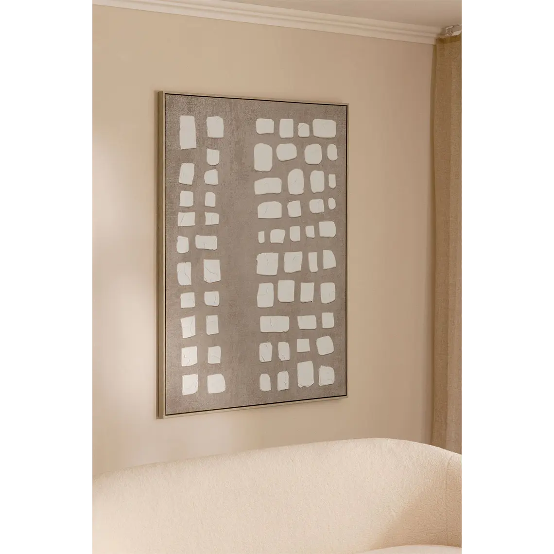 Cuadro decorativo 100x140 cm pintado a mano sobre lienzo Zira 2