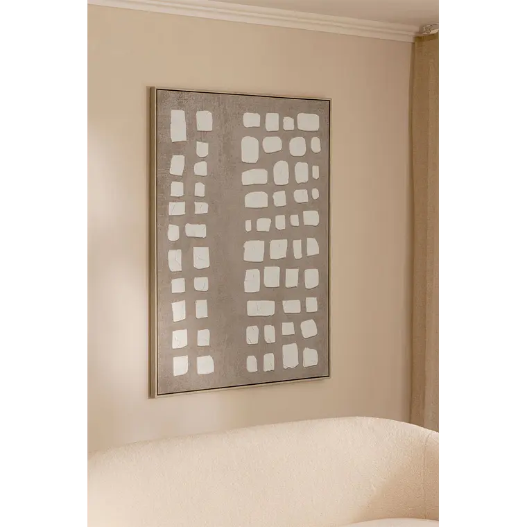 Cuadro decorativo 100x140 cm pintado a mano sobre lienzo Zira 2