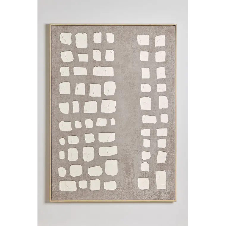 Cuadro decorativo 100x140 cm pintado a mano sobre lienzo Zira 4