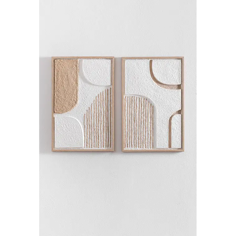 Cuadro decorativo 40x60 cm en relieve Jena 1