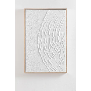 Cuadro decorativo 60x90 cm en relieve de escayola Halina