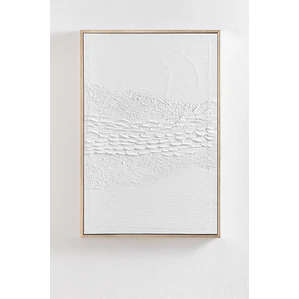 Cuadro decorativo 60x90 cm en relieve de escayola Leira