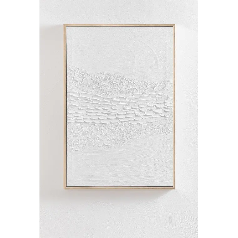 Cuadro decorativo 60x90 cm en relieve de escayola Leira 1
