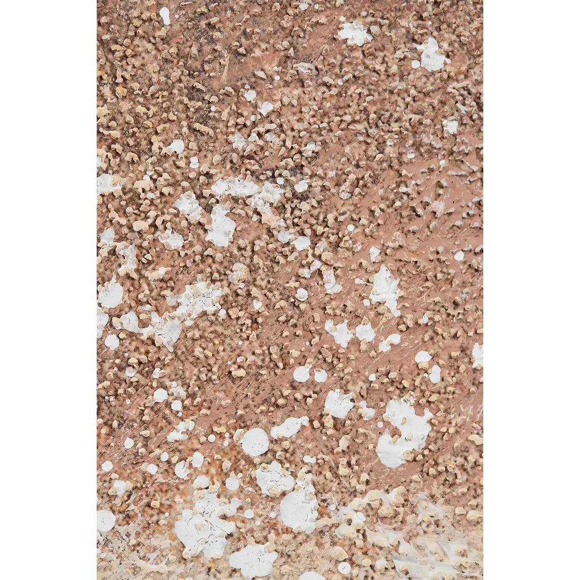 Cuadro decorativo 80x100 cm con textura de escayola en beige lino Wara 4