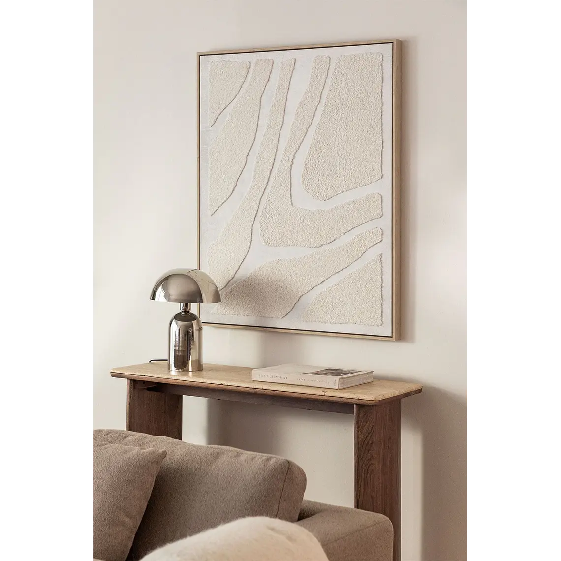Cuadro decorativo 80x100 cm con textura textil Arel 1