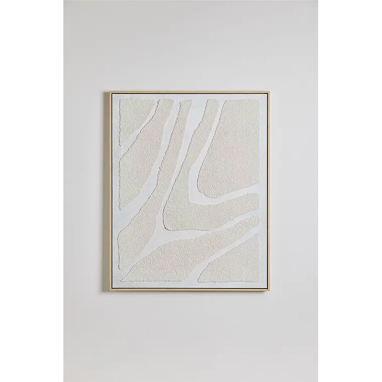 Cuadro decorativo 80x100 cm con textura textil Arel 3