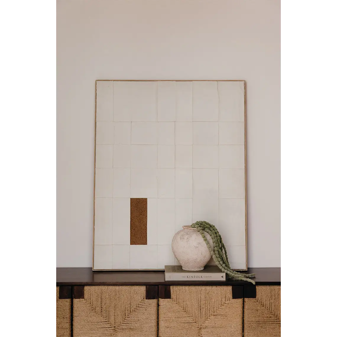 Cuadro decorativo 80x100 cm en relieve pintado a mano Ravia 2