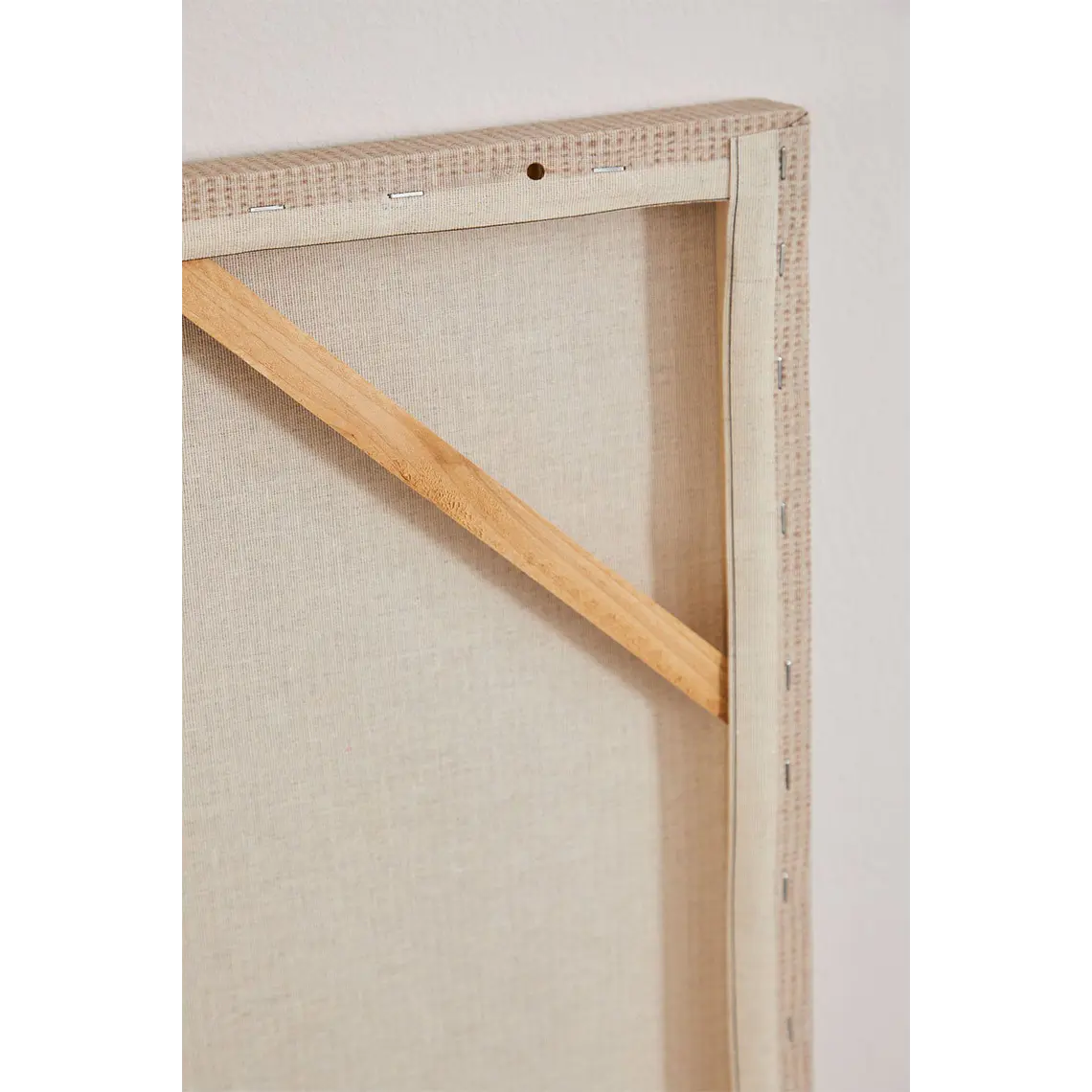 Cuadro decorativo 80x100 cm pintado a mano sobre lino con relieve de escayola Nila 6