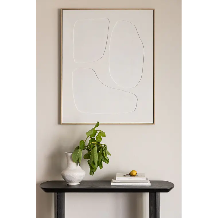 Cuadro decorativo pintado a mano con relieve Cira 1