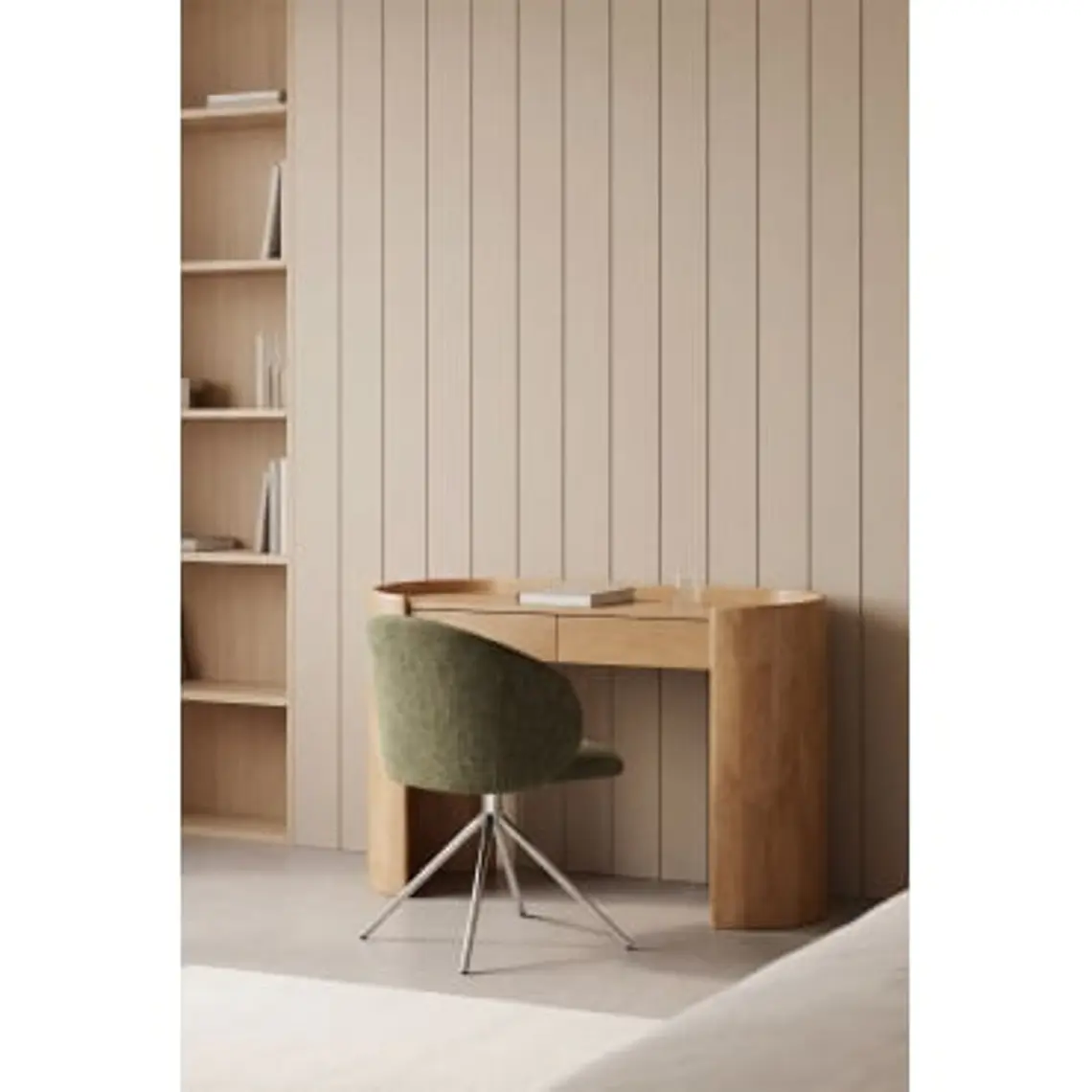 Escritorio 120x45 cm en madera de mango 10
