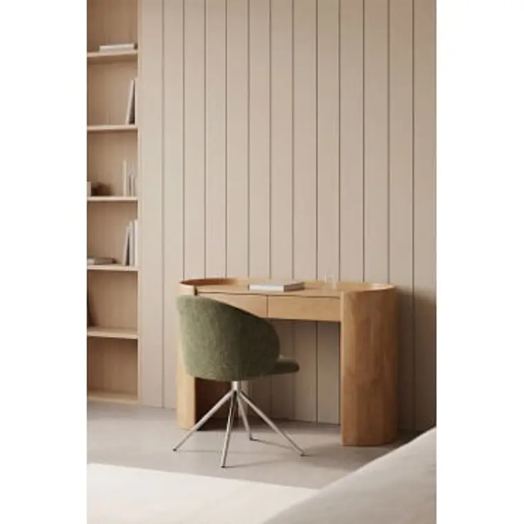 Escritorio 120x45 cm en madera de mango 10