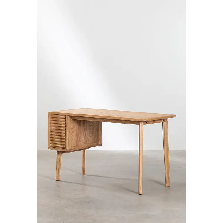 Escritorio 125x60 cm en madera 4