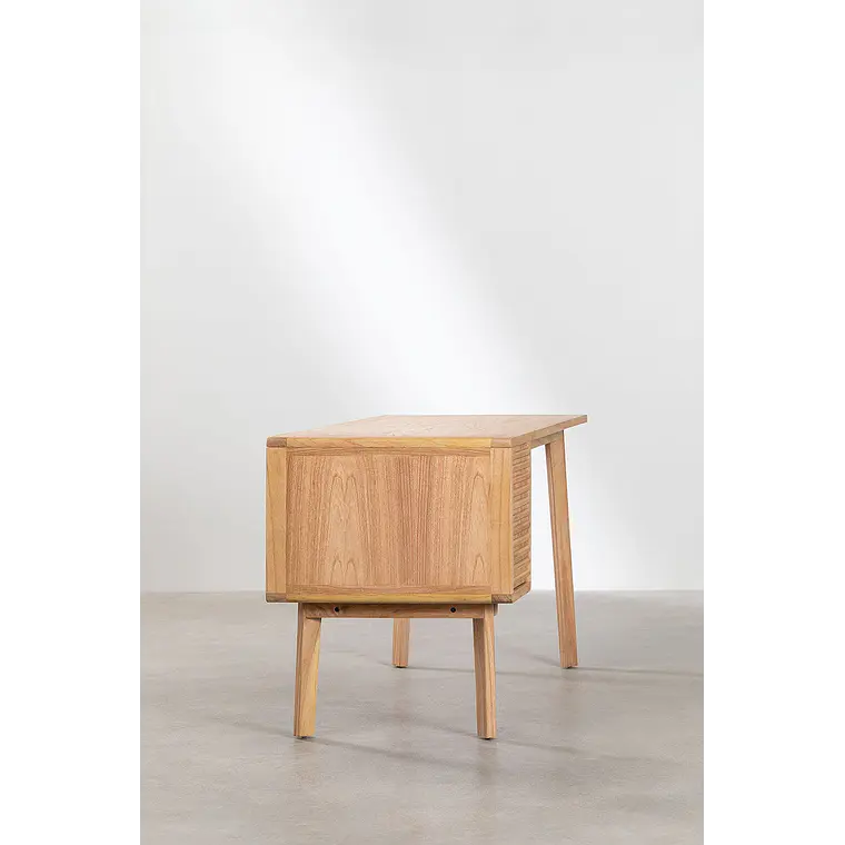 Escritorio 125x60 cm en madera 5