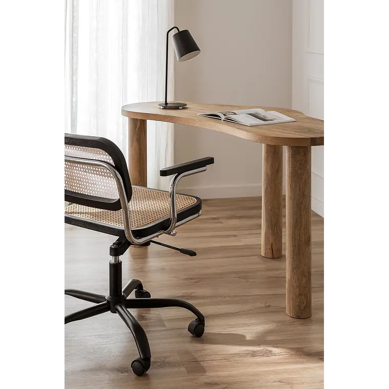 Escritorio 140x60 cm en madera de mango 2
