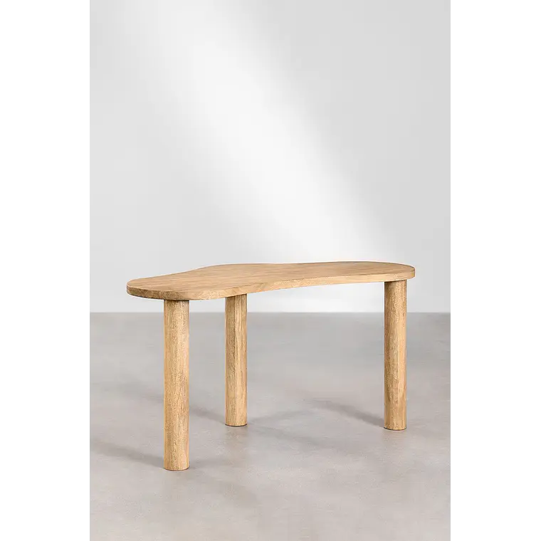 Escritorio 140x60 cm en madera de mango 3