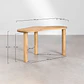 Escritorio 140x60 cm en madera de mango - Miniatura 8