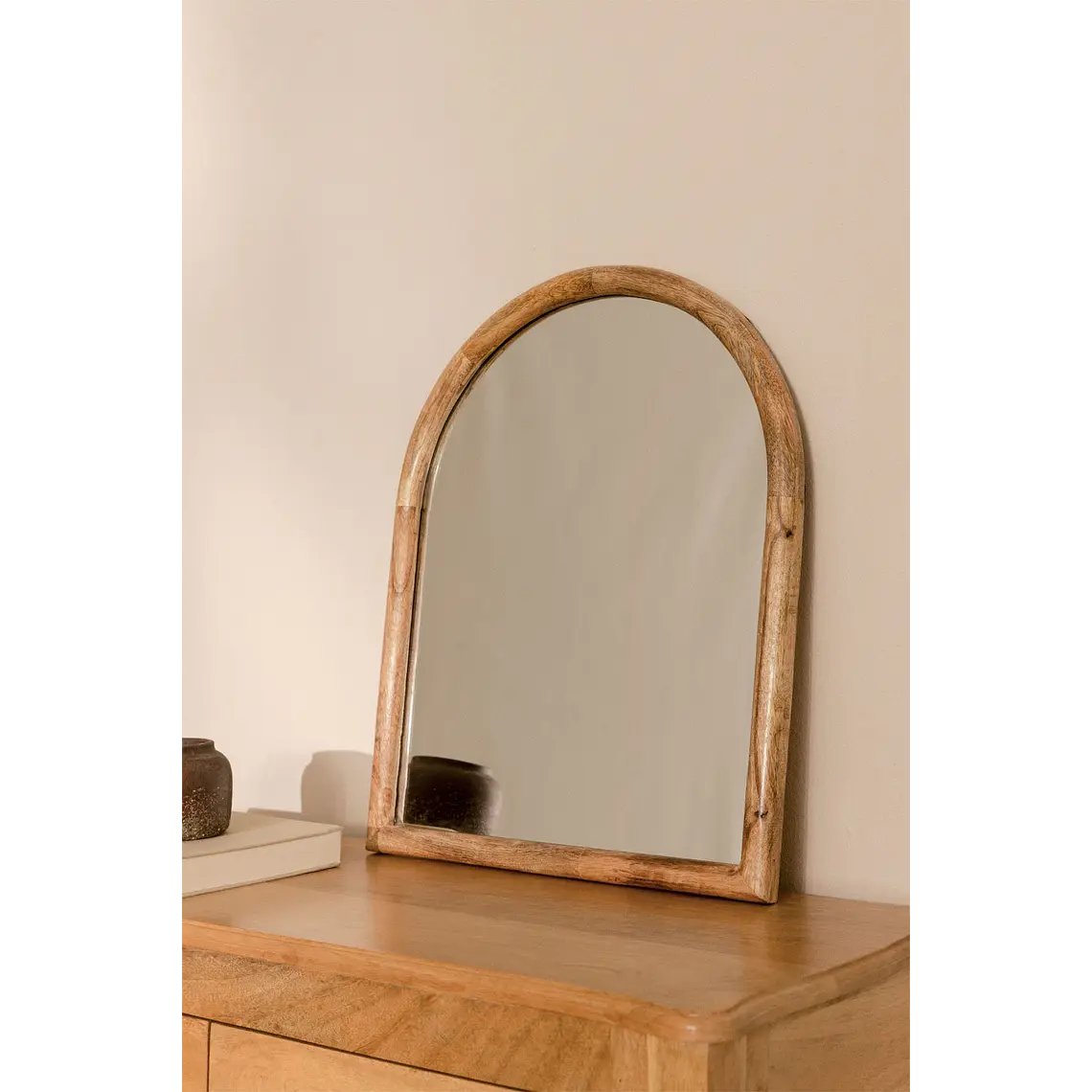 Espejo de pared en madera de mango Circe 8