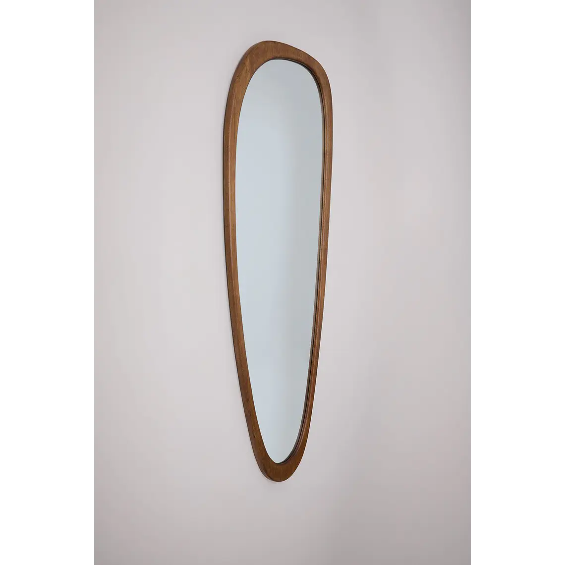Espejo de pared en madera de roble Vela 4