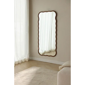 Espejo de pared en madera de roble Ysia