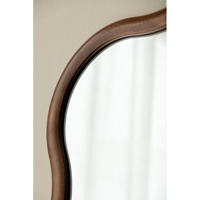 Espejo de pared en madera de roble Ysia 2