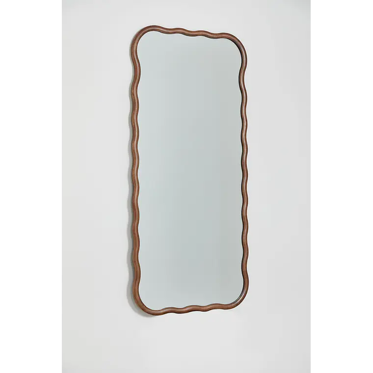 Espejo de pared en madera de roble Ysia 4