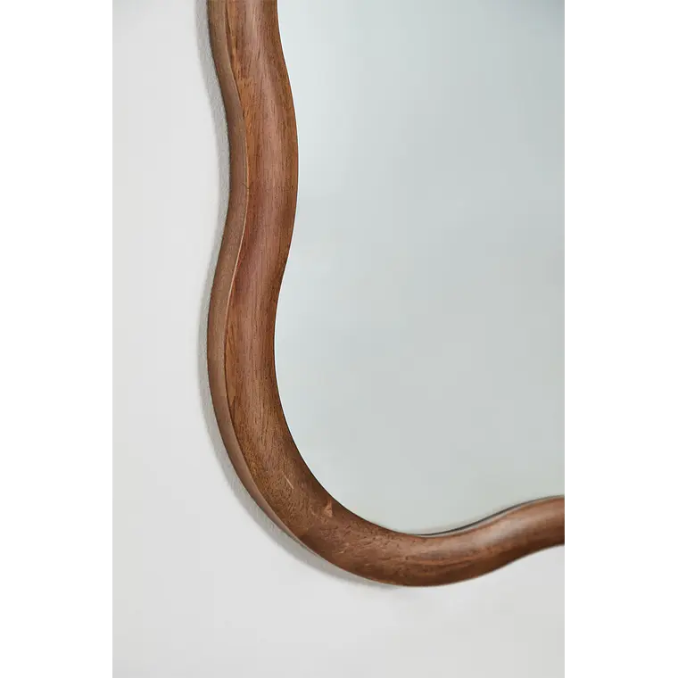 Espejo de pared en madera de roble Ysia 5