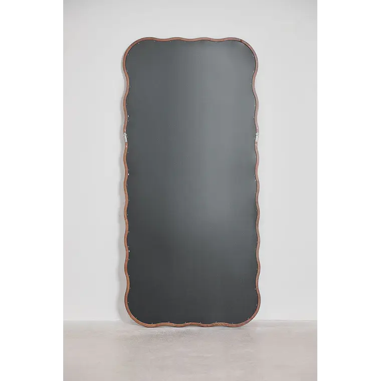 Espejo de pared en madera de roble Ysia 6