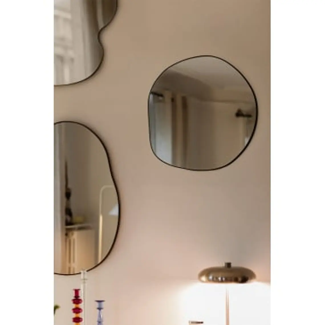 Espejo de pared irregular 60x60 cm en MDF Palia 7