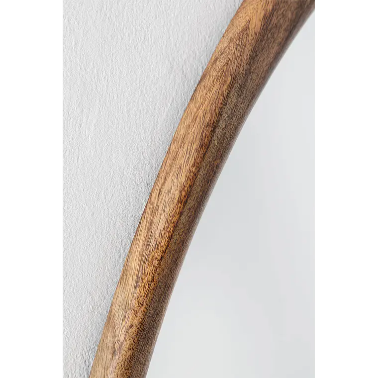 Espejo de pared irregular 85x70 cm en madera de mango Sabia 4