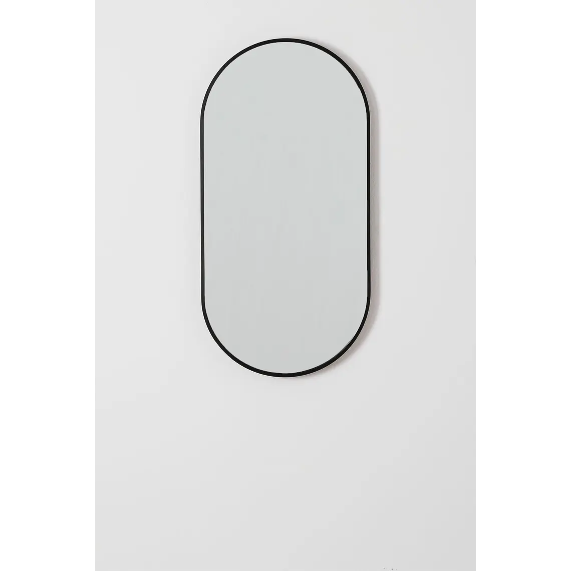 Espejo de pared ovalado 35x70 cm en aluminio Mirea 3