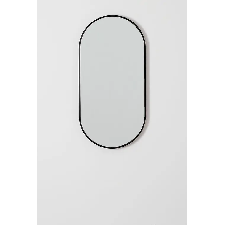 Espejo de pared ovalado 35x70 cm en aluminio Mirea 3