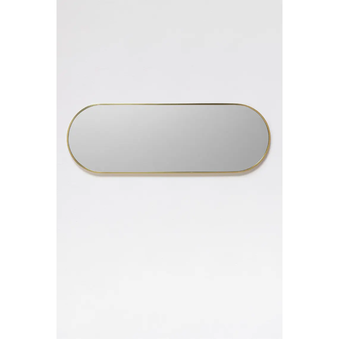 Espejo de pared ovalado 40x120 cm en metal Enea 4
